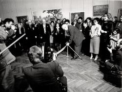 Юбилейная выставка Б.Урманче в ГМИИ ТАССР в марте 1987 года